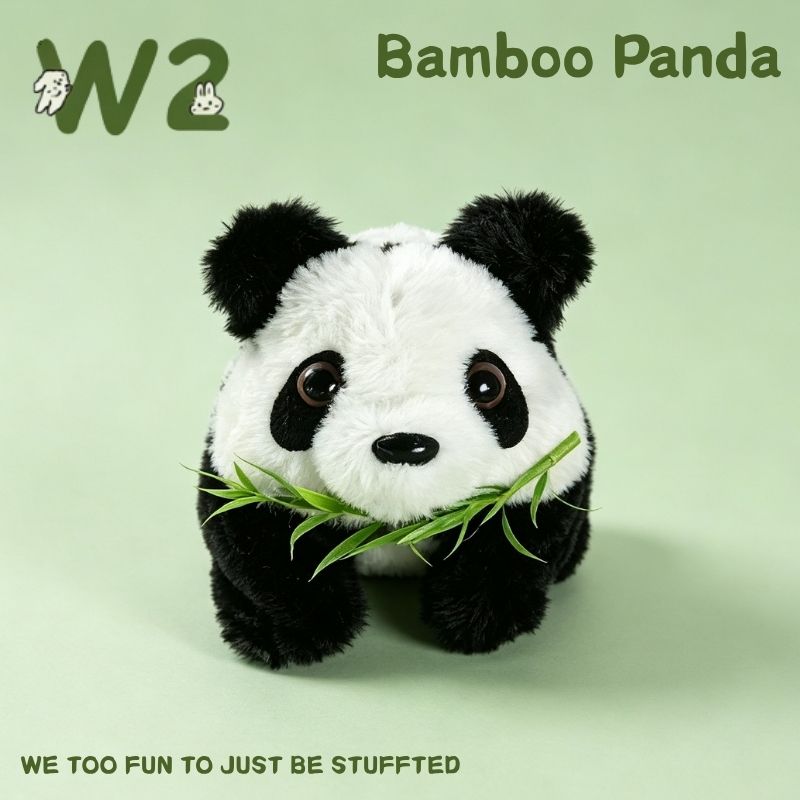 W2TOY Electric Plush Toy -Bamboo Panda（1pcs）
