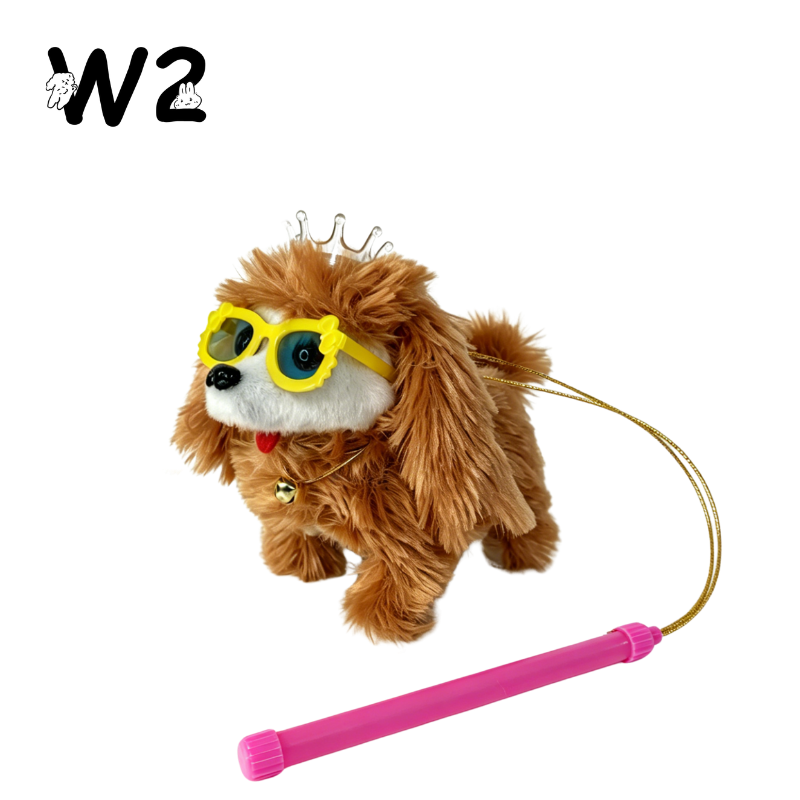 W2TOY Electric Plush Toy -Fluffy Dog（1pcs）