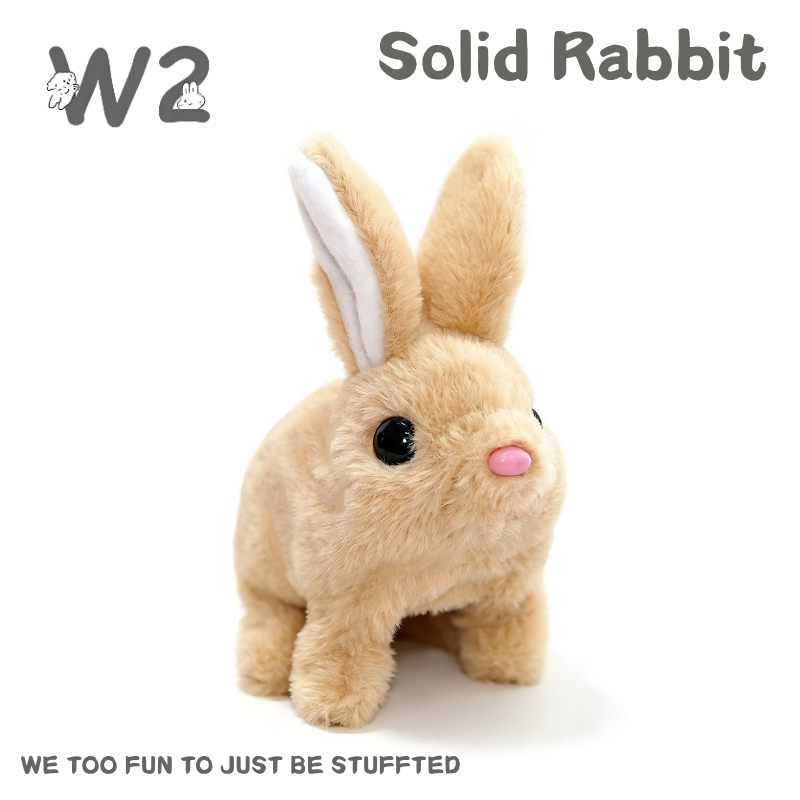 W2TOY Electric Plush Toy -Solid Rabbit（1pcs）