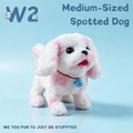 W2TOY Electric Plush Toy - Medium-Sized Spotted Dog（1pcs）