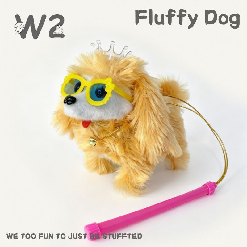 W2TOY Electric Plush Toy -Fluffy Dog（1pcs）