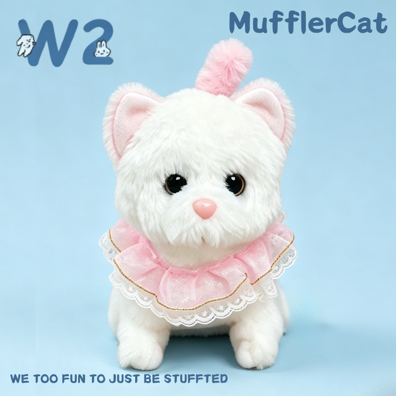 W2TOY Electric Plush Toy -Muffler Cat（1pcs）