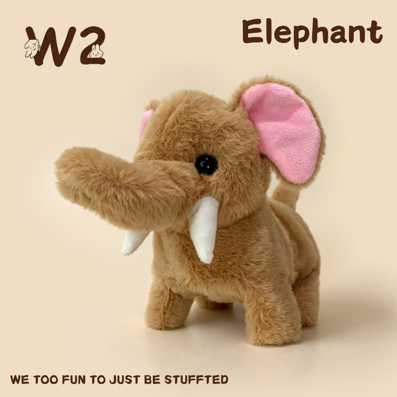 W2TOY Electric Plush Toy -Elephant（1pcs）