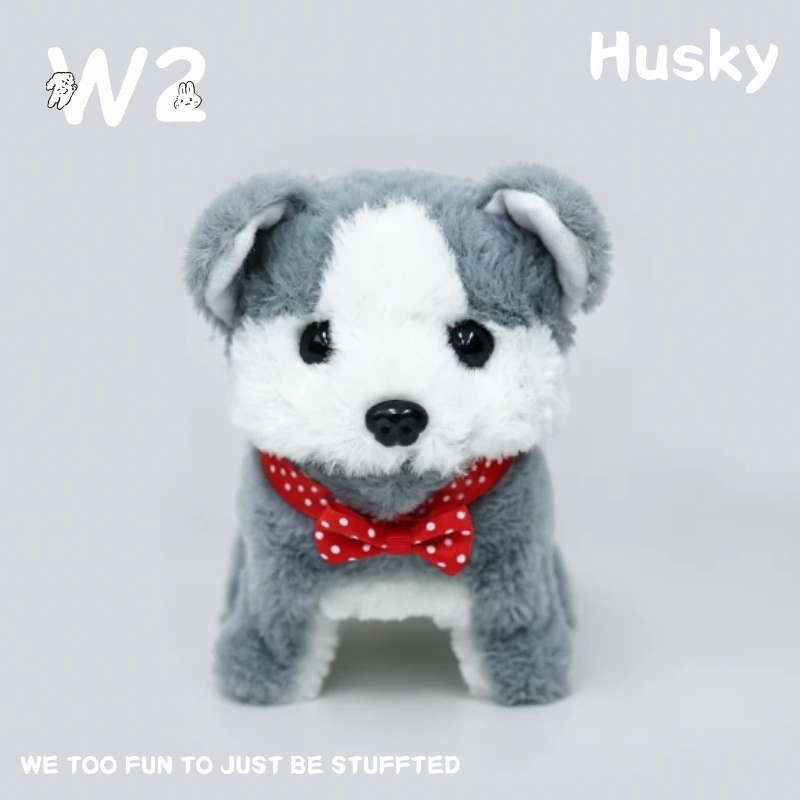 W2TOY Electric Plush Toy -Husky（1pcs）