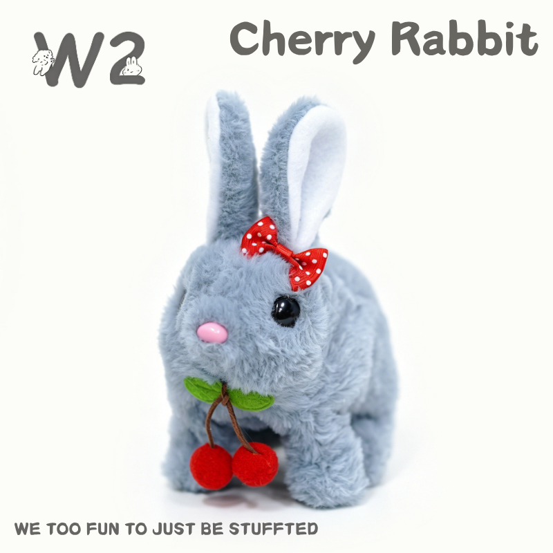 W2TOY Electric Plush Toy -Cherry Rabbit（1pcs）