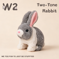 W2TOY Electric Plush Toy -Two-Tone Rabbit（1pcs）