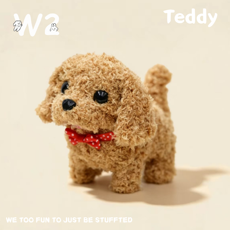 W2TOY Electric Plush Toy - Small Teddy Dog（1pcs）