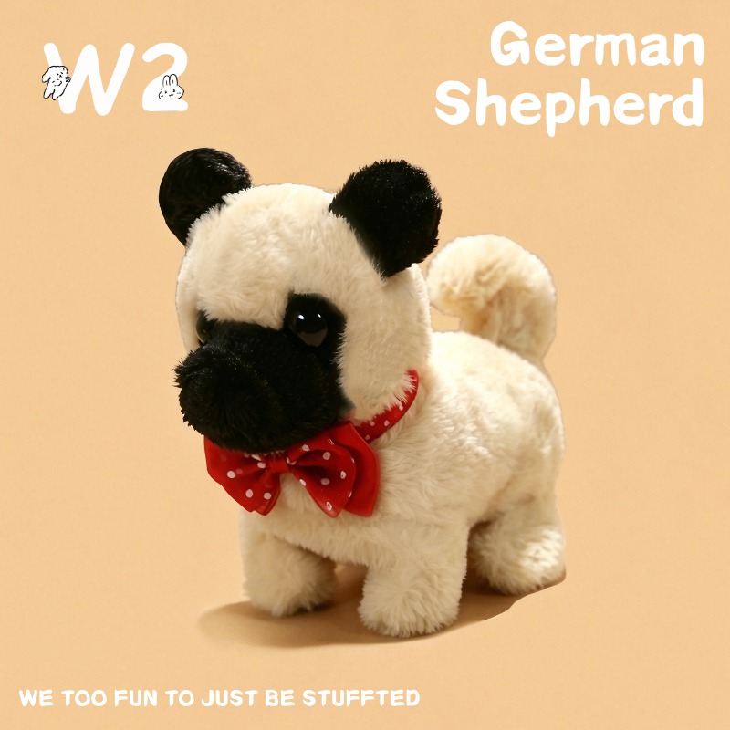 W2TOY Electric Plush Toy -German Shepherd（1pcs）