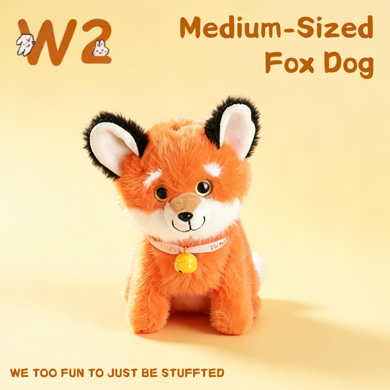 W2TOY Electric Plush Toy - Medium-Sized Fox Dog（1pcs）