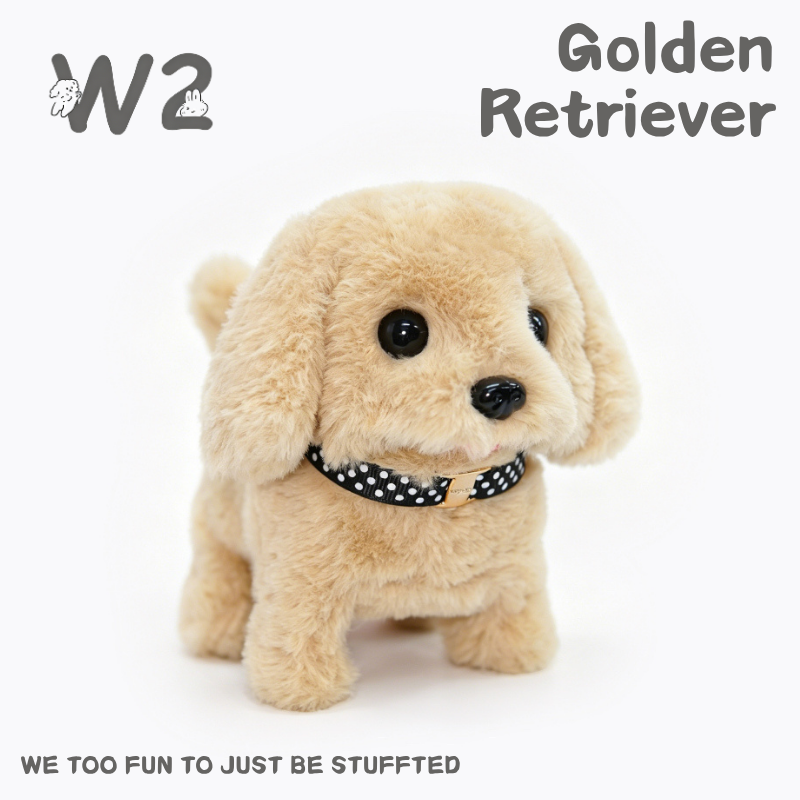 W2TOY Electric Plush Toy -Golden Retriever（1pcs）