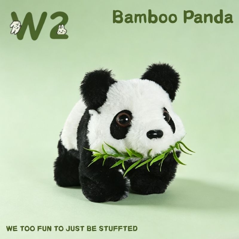 W2TOY Electric Plush Toy -Bamboo Panda（1pcs）