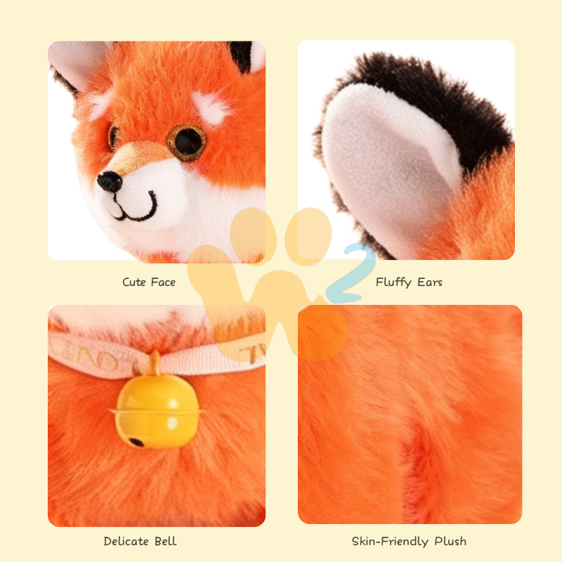 W2TOY Electric Plush Toy - Medium-Sized Fox Dog（1pcs）