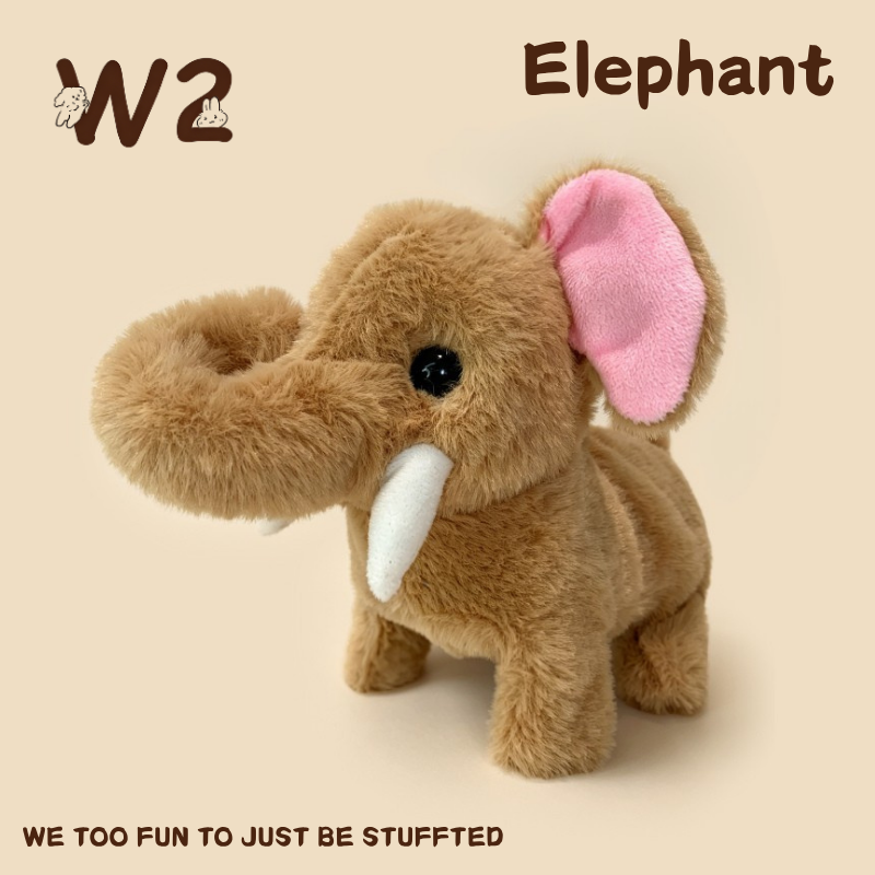 W2TOY Electric Plush Toy -Elephant（1pcs）
