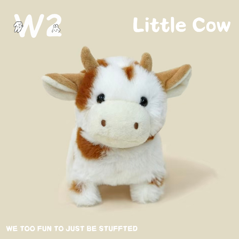 W2TOY Electric Plush Toy -Musical Little Cow（1pcs）