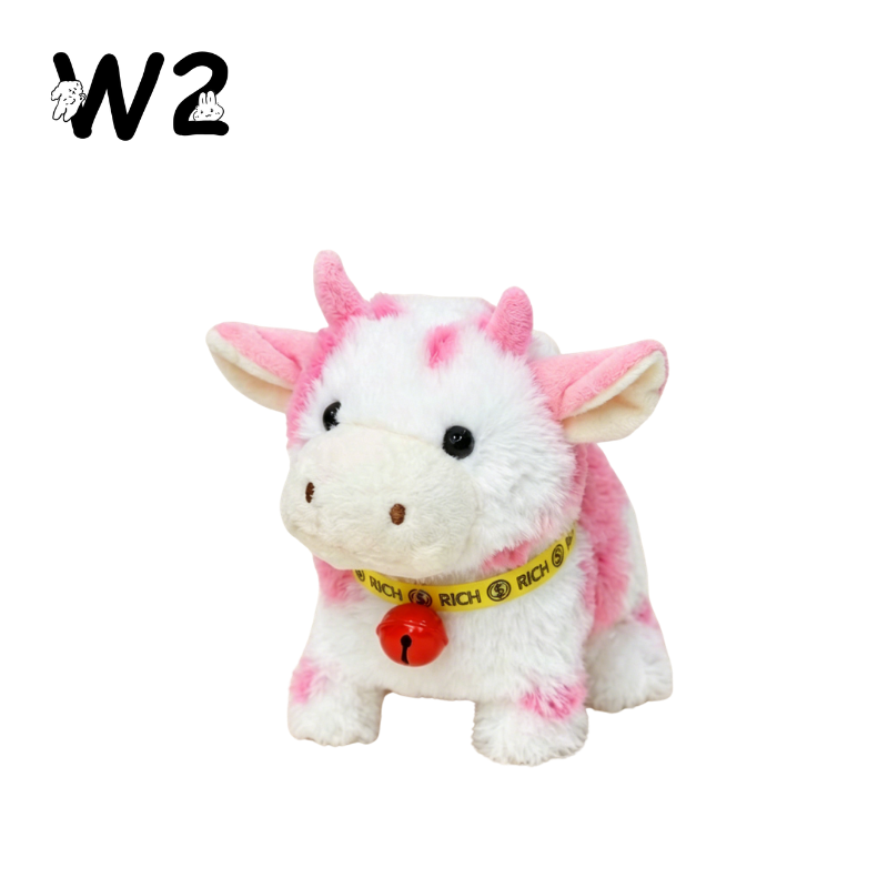 W2TOY Electric Plush Toy -Musical Little Cow（1pcs）