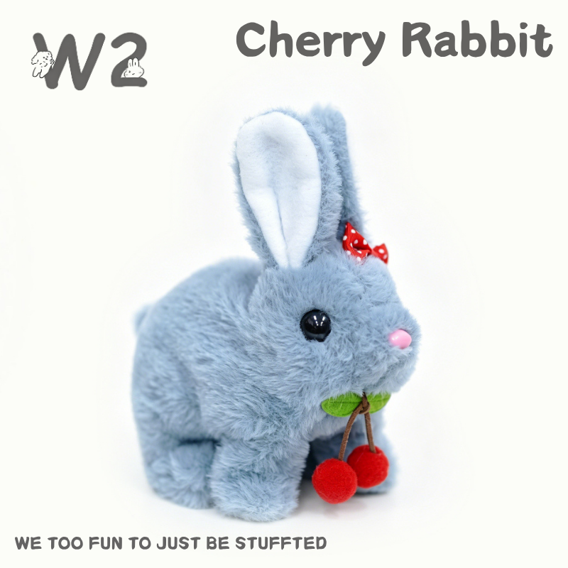 W2TOY Electric Plush Toy -Cherry Rabbit（1pcs）
