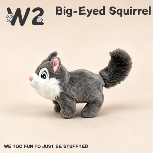 W2TOY Electric Plush Toy - Big-Eyed Squirrel（1pcs）