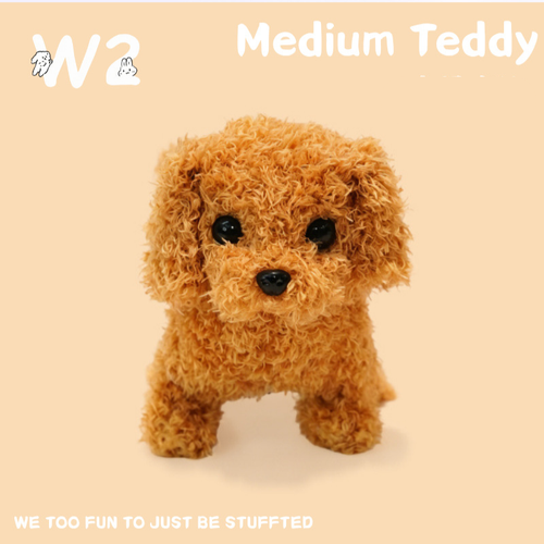 W2TOY Electric Plush Toy - Medium Teddy(1 pcs）
