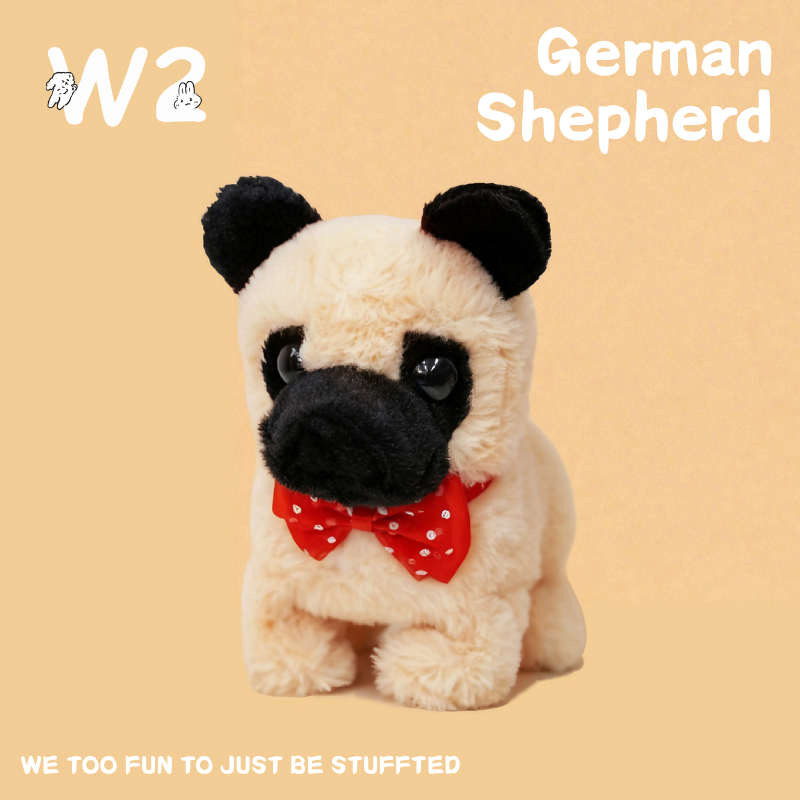 W2TOY Electric Plush Toy -German Shepherd（1pcs）