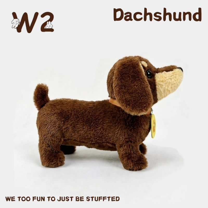 W2TOY Electric Plush Toy -Dachshund（1pcs）