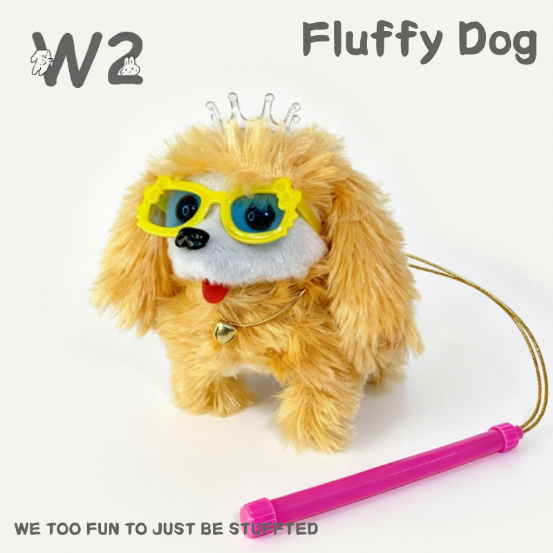 W2TOY Electric Plush Toy -Fluffy Dog（1pcs）