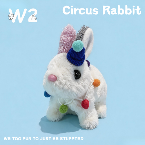W2TOY Electric Plush Toy - Circus Rabbit（1pcs）