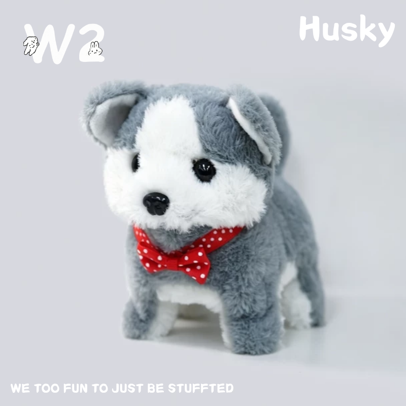 W2TOY Electric Plush Toy -Husky（1pcs）