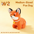 W2TOY Electric Plush Toy - Medium-Sized Fox Dog（1pcs）