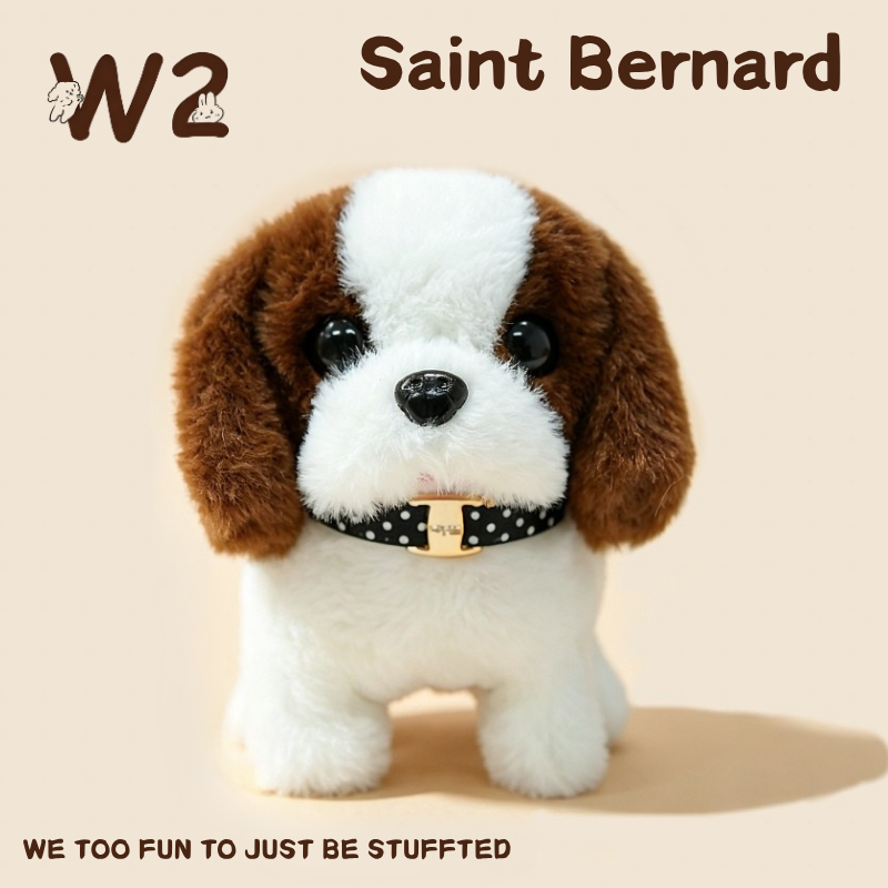 W2TOY Electric Plush Toy -Saint Bernard（1pcs）