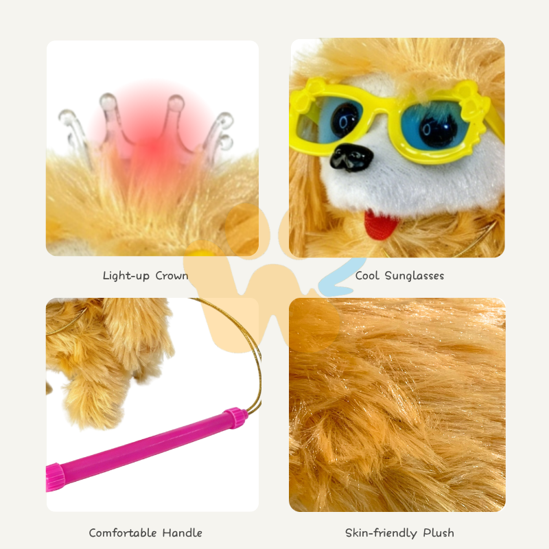 W2TOY Electric Plush Toy -Fluffy Dog（1pcs）