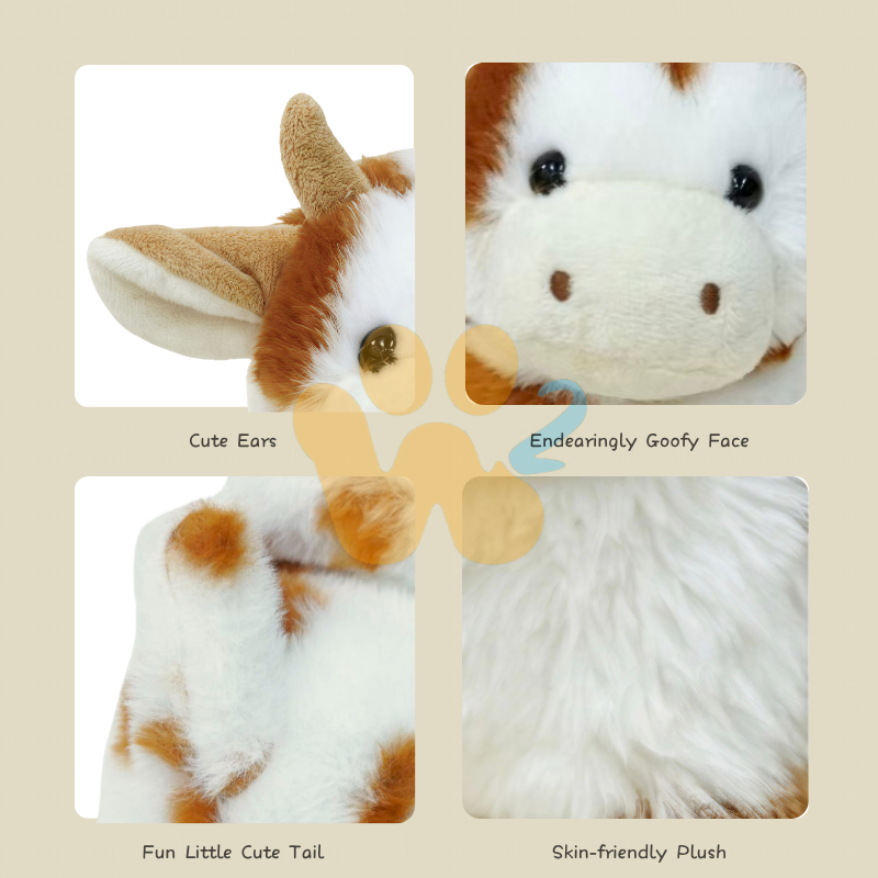 W2TOY Electric Plush Toy -Musical Little Cow（1pcs）