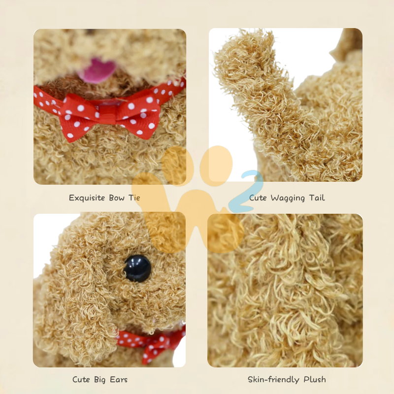 W2TOY Electric Plush Toy - Small Teddy Dog（1pcs）