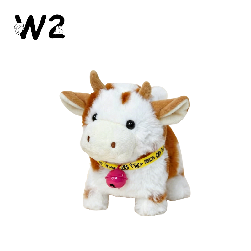 W2TOY Electric Plush Toy -Musical Little Cow（1pcs）