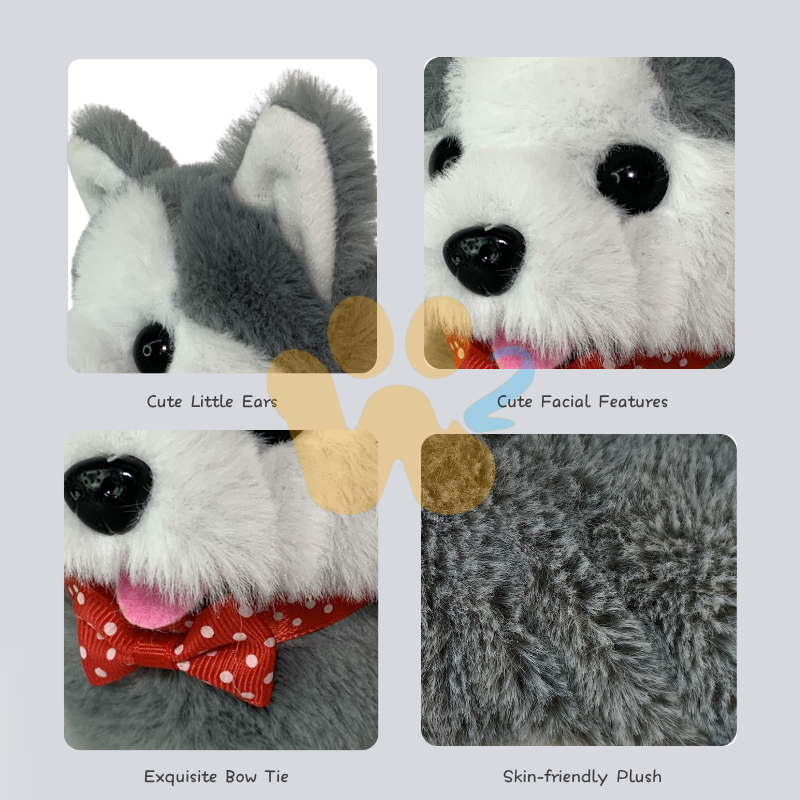W2TOY Electric Plush Toy -Husky（1pcs）