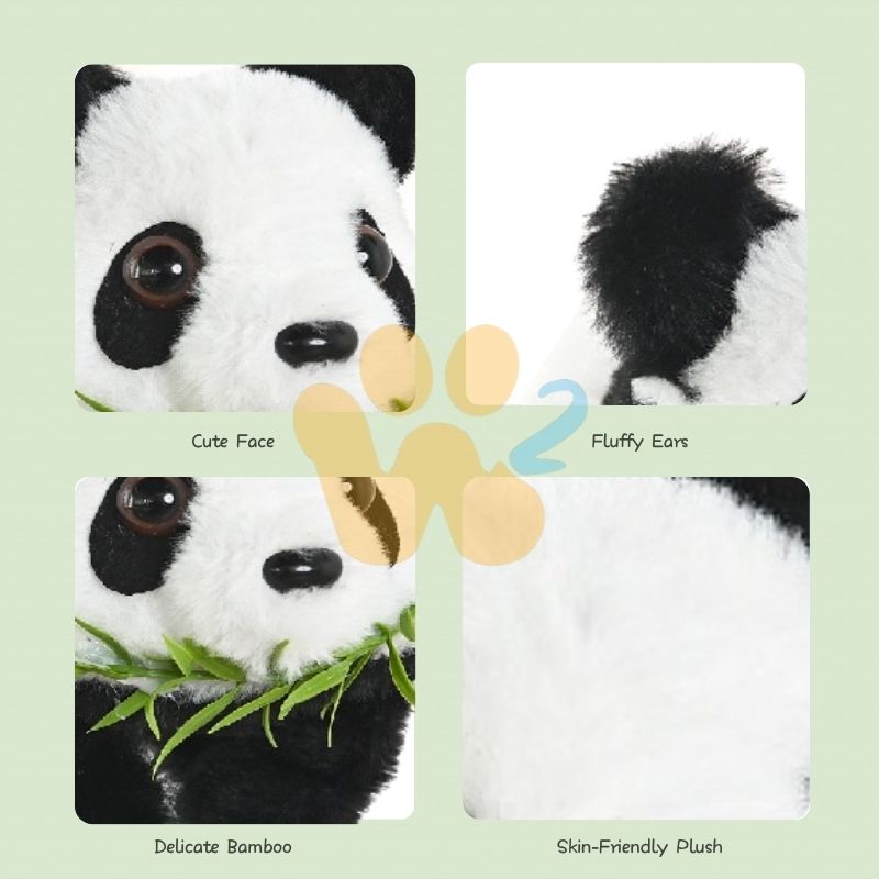 W2TOY Electric Plush Toy -Bamboo Panda（1pcs）
