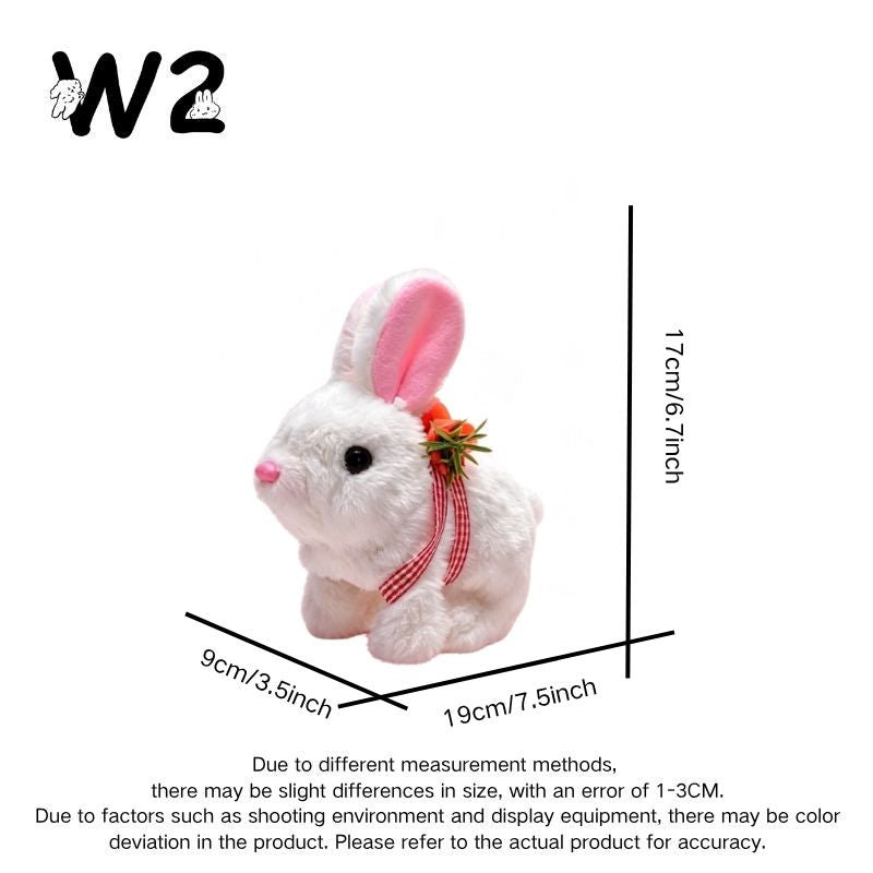 W2TOY Electric Plush Toy - Backpack Bunny（1pcs）