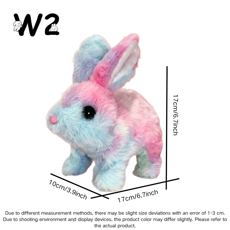 W2TOY Electric Plush Toy -Camo Rabbit（1pcs）