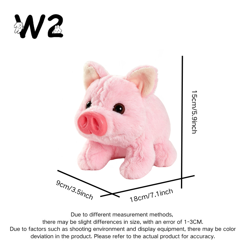 W2TOY Electric Plush Toy - Gu Gu Pig（1pcs）