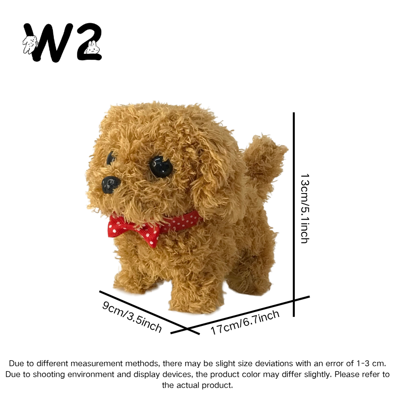 W2TOY Electric Plush Toy - Small Teddy Dog（1pcs）