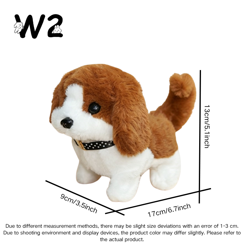 W2TOY Electric Plush Toy -Two tone Dog（1pcs）
