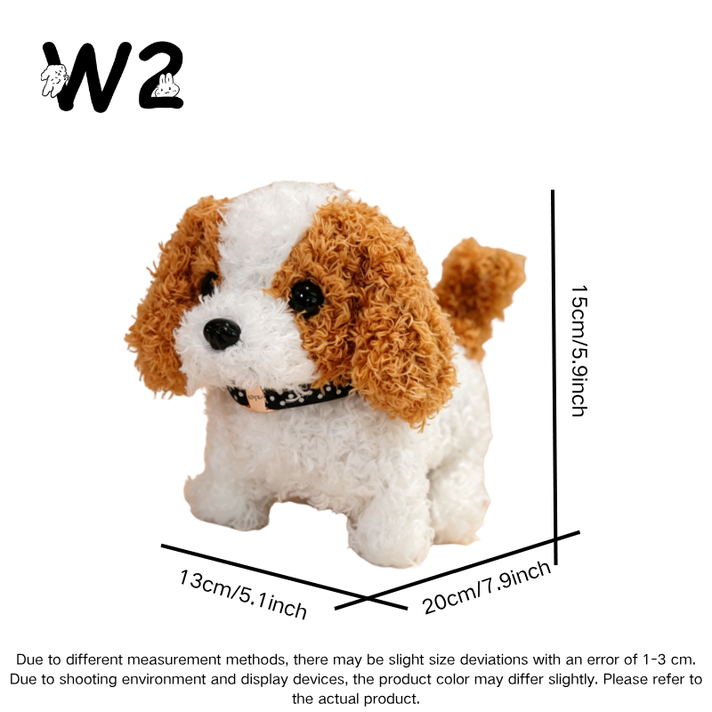 W2TOY Electric Plush Toy -Two Tone Teddy（1pcs）