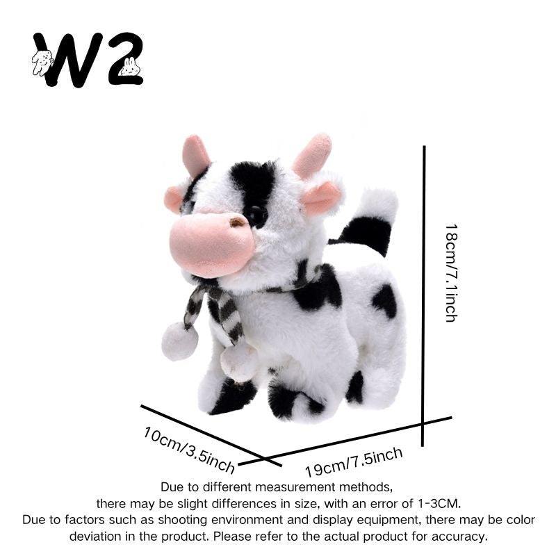 W2TOY Electric Plush Toy -Medium-Sized Cow（1pcs）
