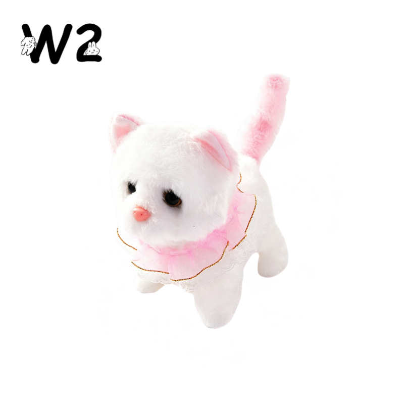 W2TOY Electric Plush Toy -Muffler Cat（1pcs）
