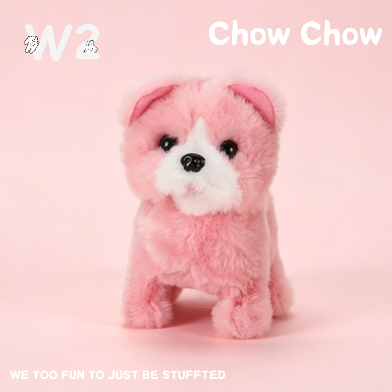 W2TOY Electric Plush Toy - Chow Chow（1pcs）