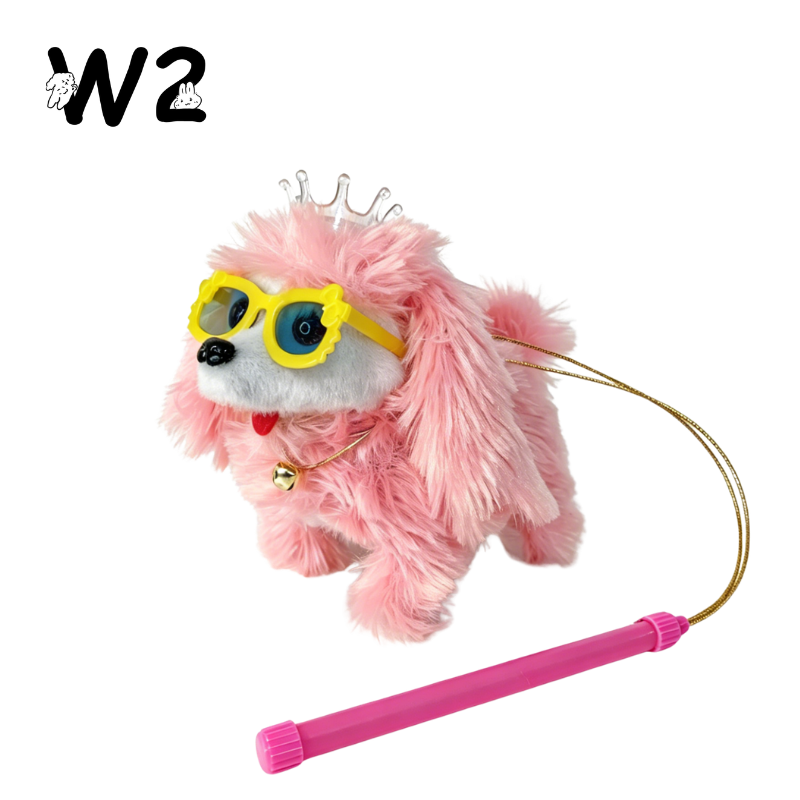 W2TOY Electric Plush Toy -Fluffy Dog（1pcs）