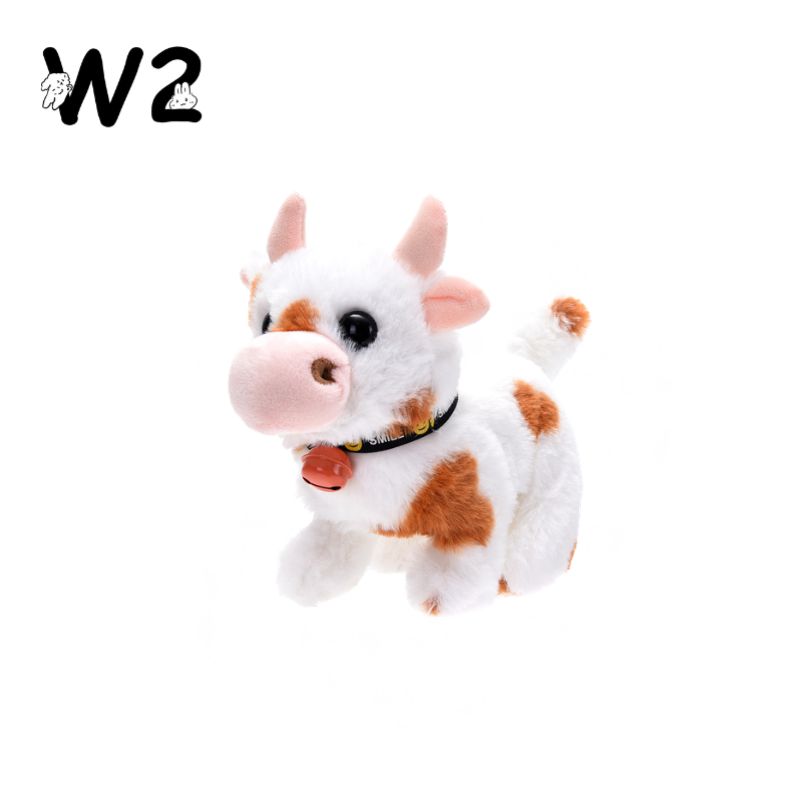 W2TOY Electric Plush Toy -Medium-Sized Cow（1pcs）