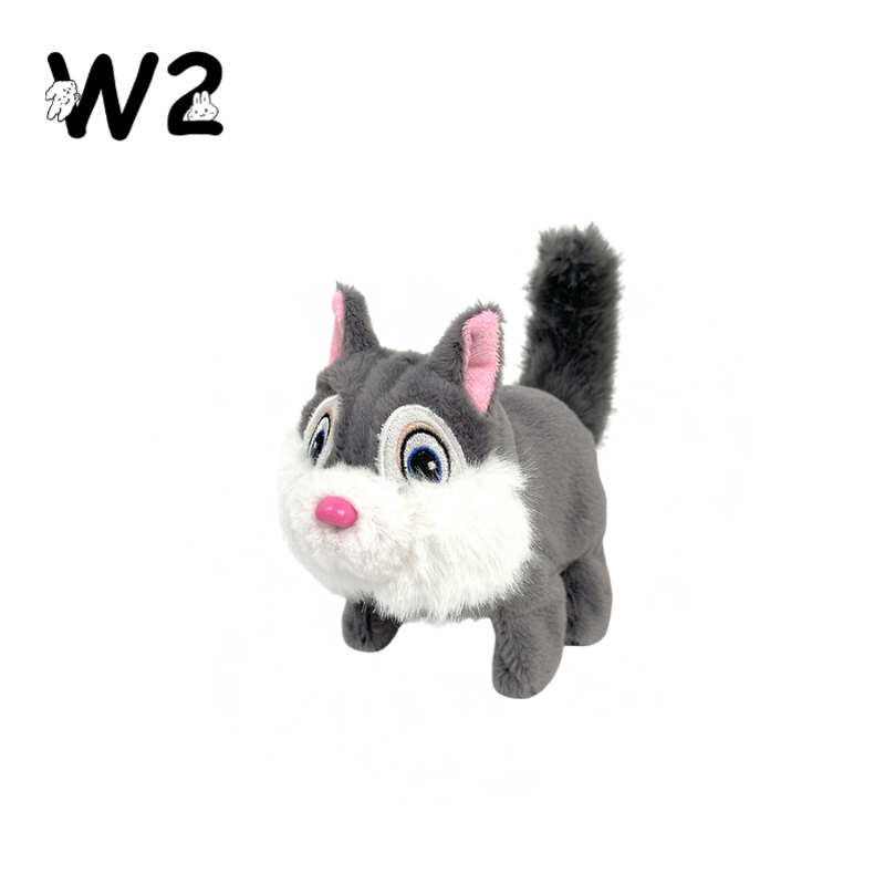 W2TOY Electric Plush Toy - Big-Eyed Squirrel（1pcs）