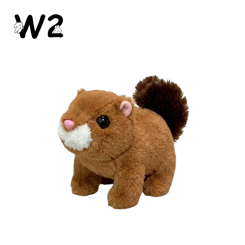 W2TOY Electric Plush Toy -Squirrel（1pcs）