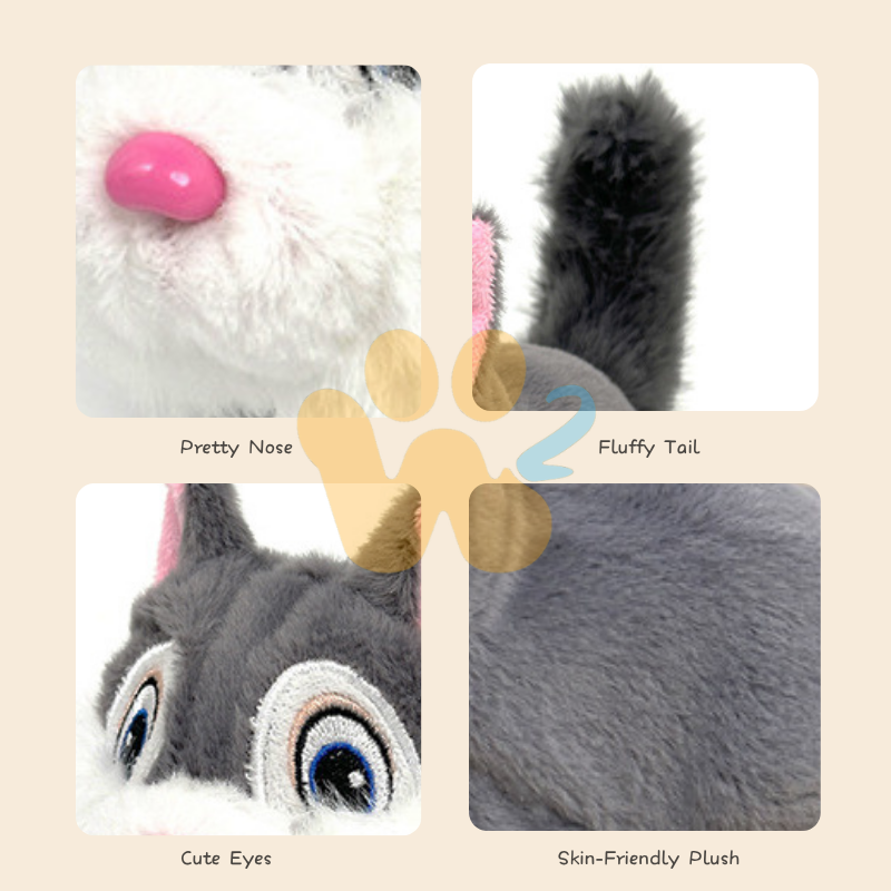 W2TOY Electric Plush Toy - Big-Eyed Squirrel（1pcs）