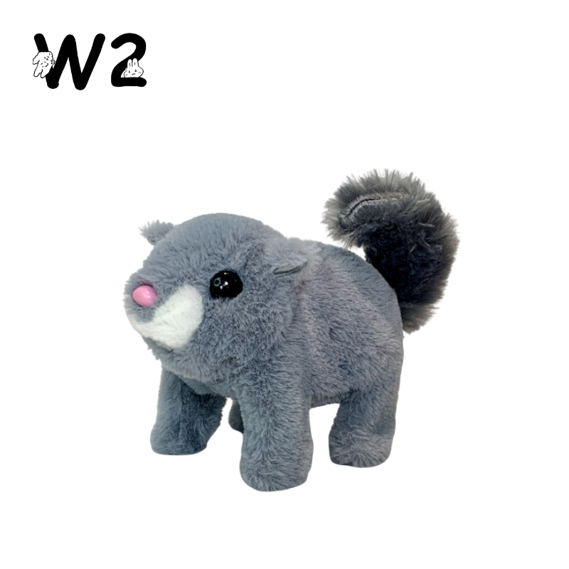 W2TOY Electric Plush Toy -Squirrel（1pcs）